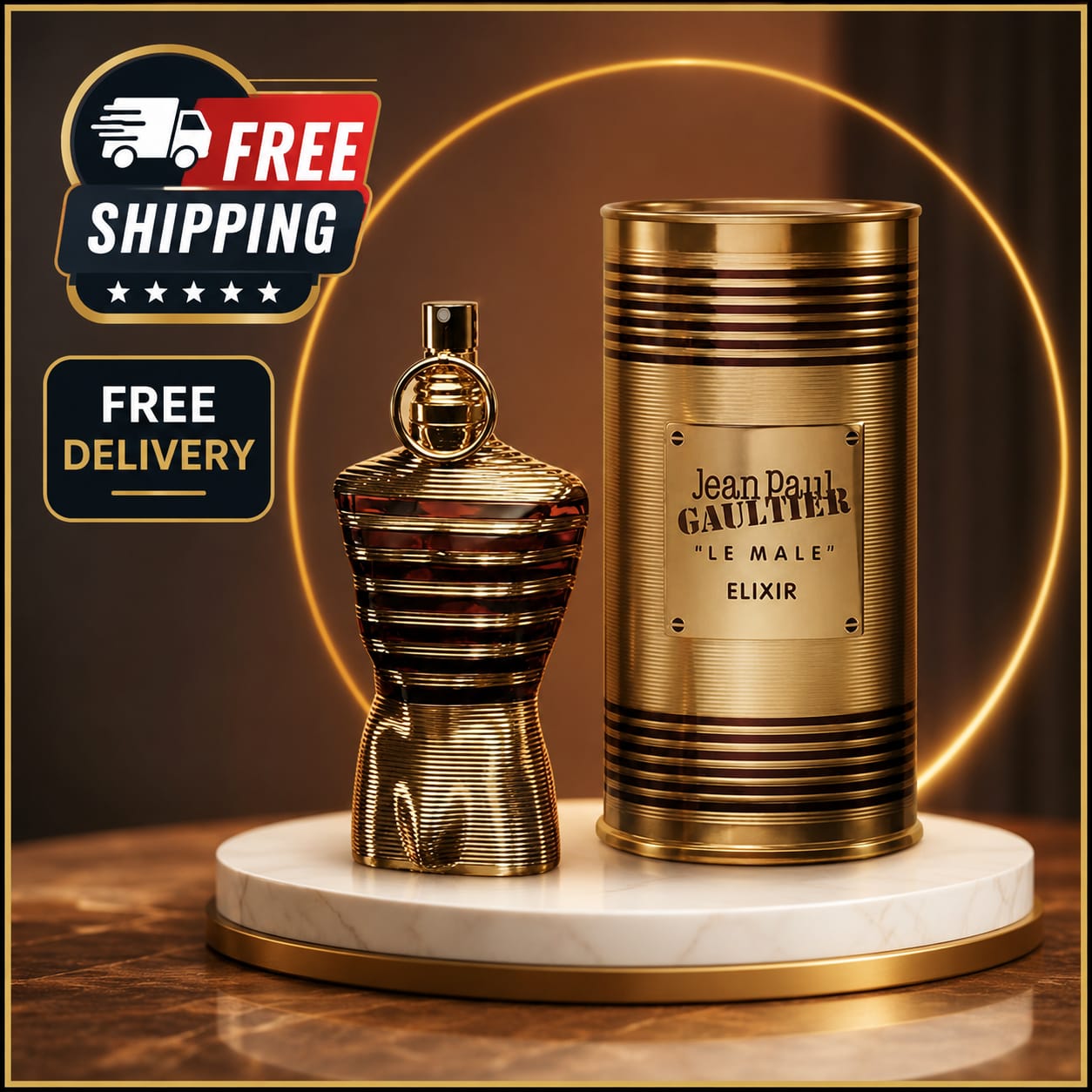 Jean Paul Gaultier Le Male Elixir Eau de Parfum Spray for Men – Luxury Designer Cologne, Long Lasting Fragrance