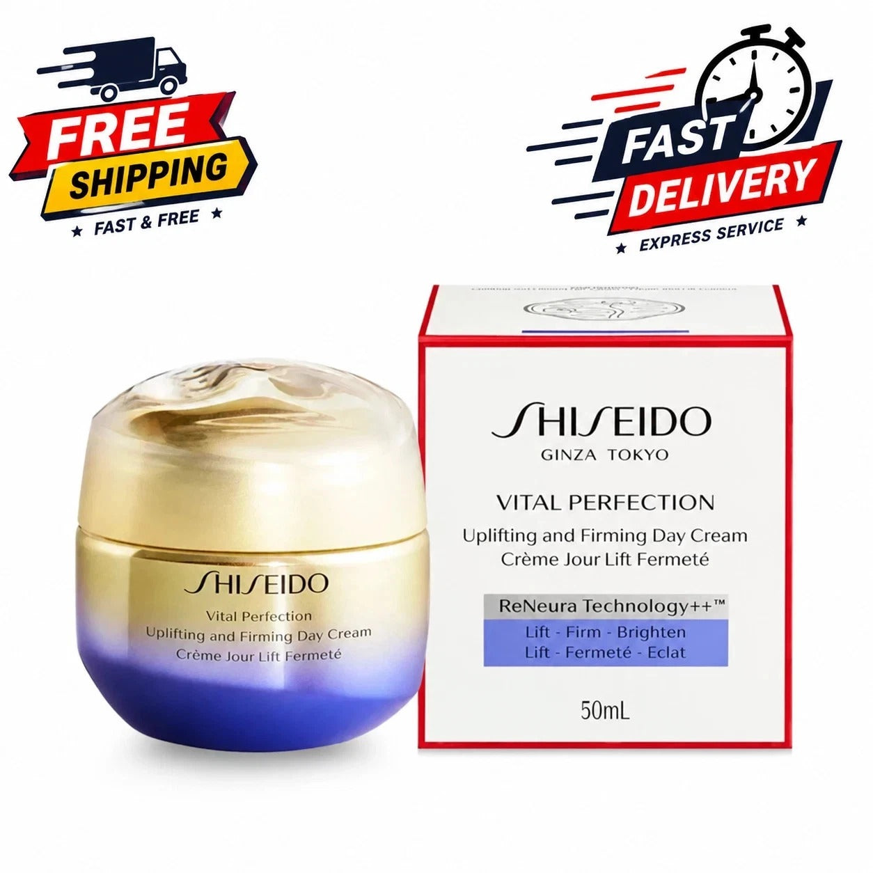 Shiseido Ginza Tokyo Vital Perfection Uplifting & Firming Cream 1.7 oz