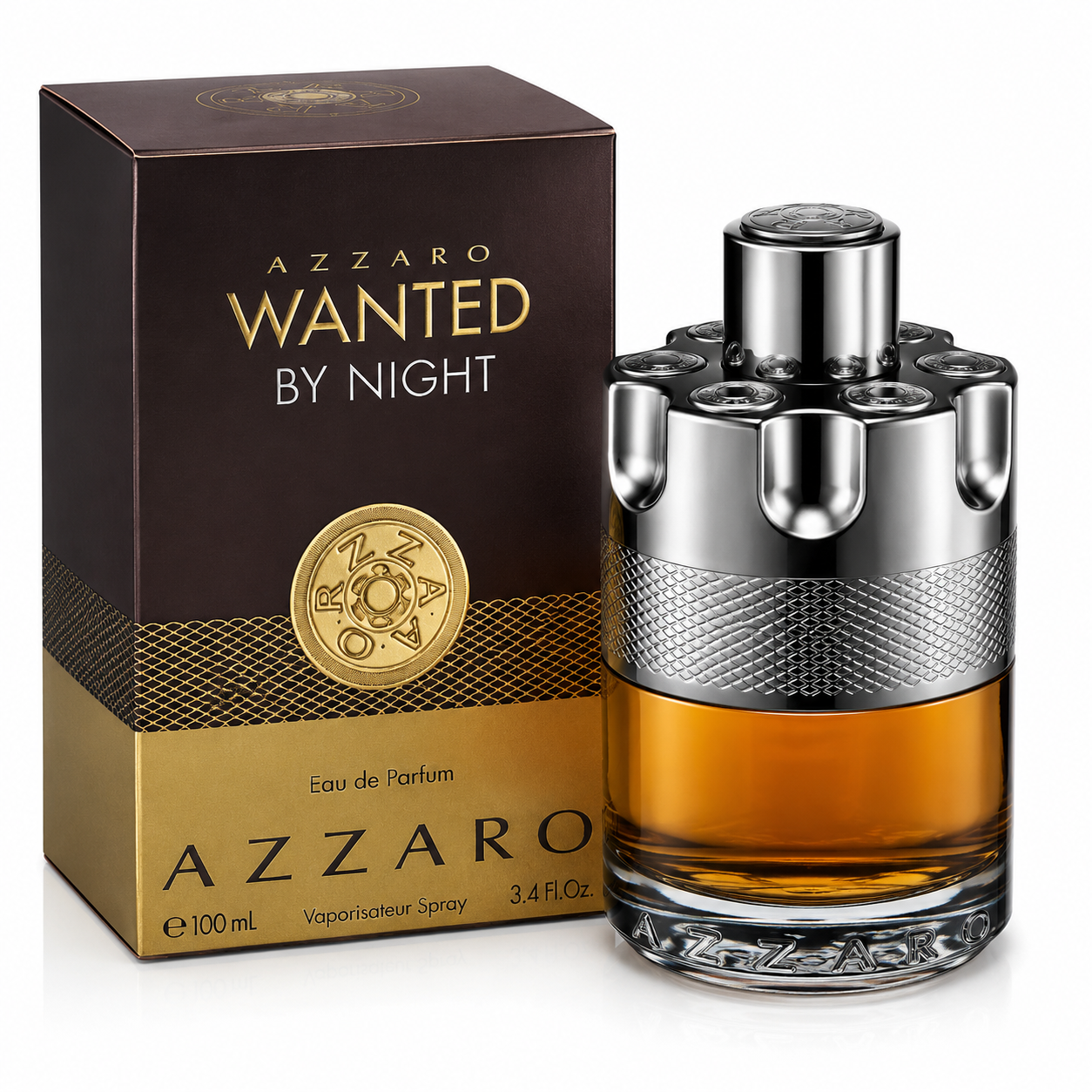 Azzaro Wanted By Night Eau De Toilette 3.4 oz 100ml EDT Cologne Spray