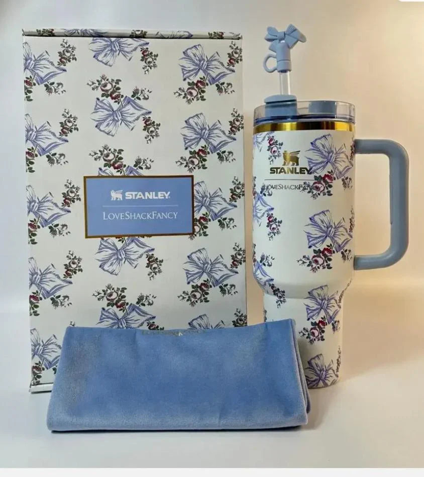 LoveShackFancy Floral Stanley Cup 40oz