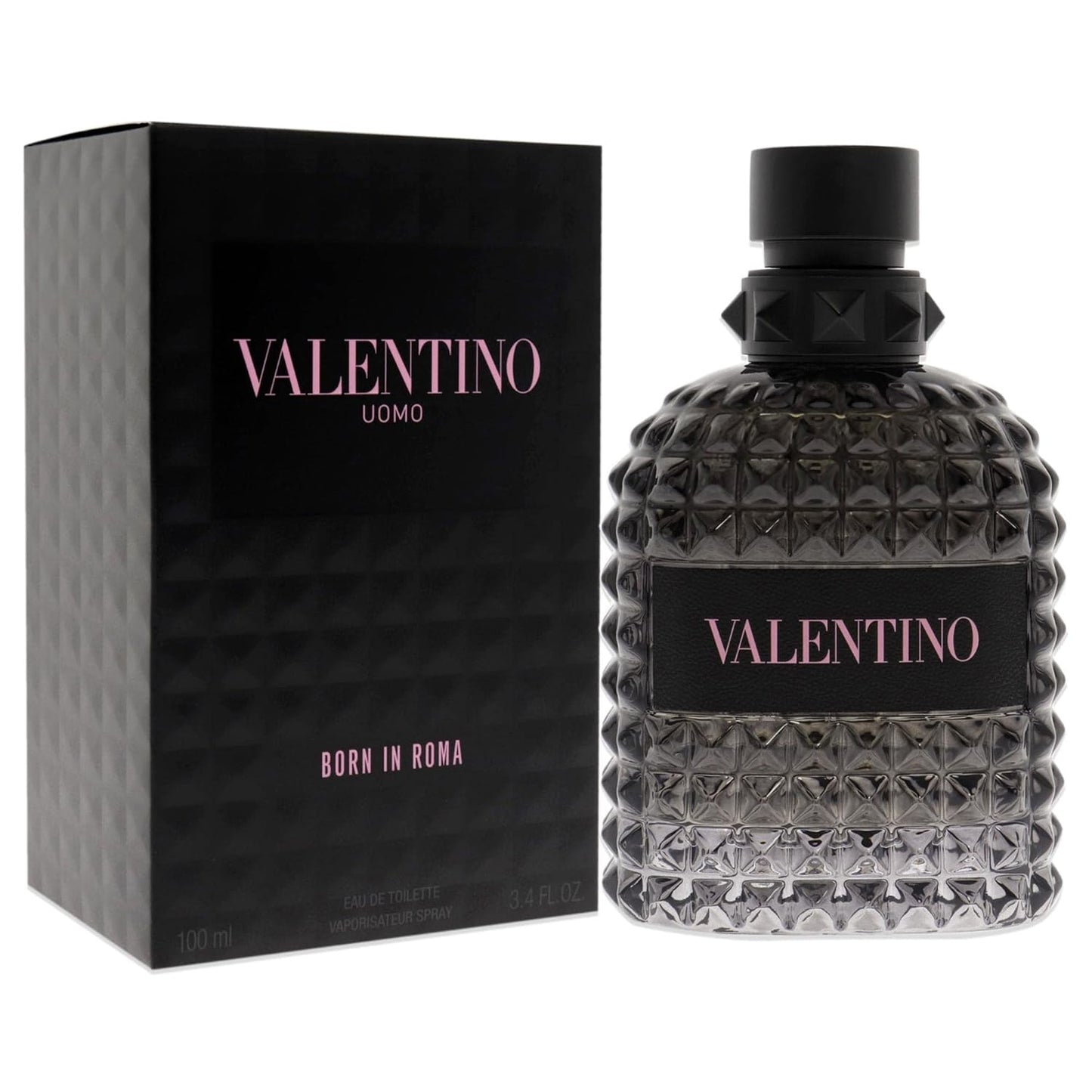 VALENTINO UOMO BORN IN ROMA INTENSE EAU DE PARFUM SPRAY 3.4 Oz / 100 ml FOR MEN