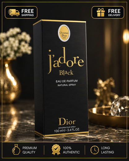 Christian Dior J'adore Black Eau de Parfum Women 100ml 3.4 oz New Sealed