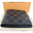 Authentic Louis Vuitton  Damier Graphite Canvas Multiple Wallet Black