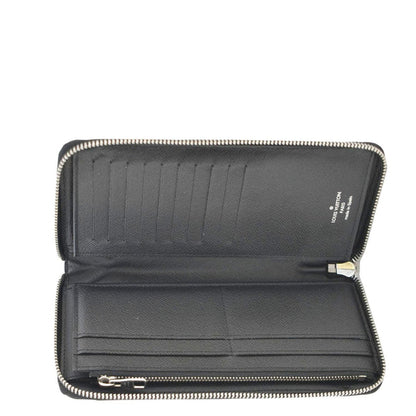 Authentic Louis Vuitton  Damier Graphite Vertical Zippy Wallet Black